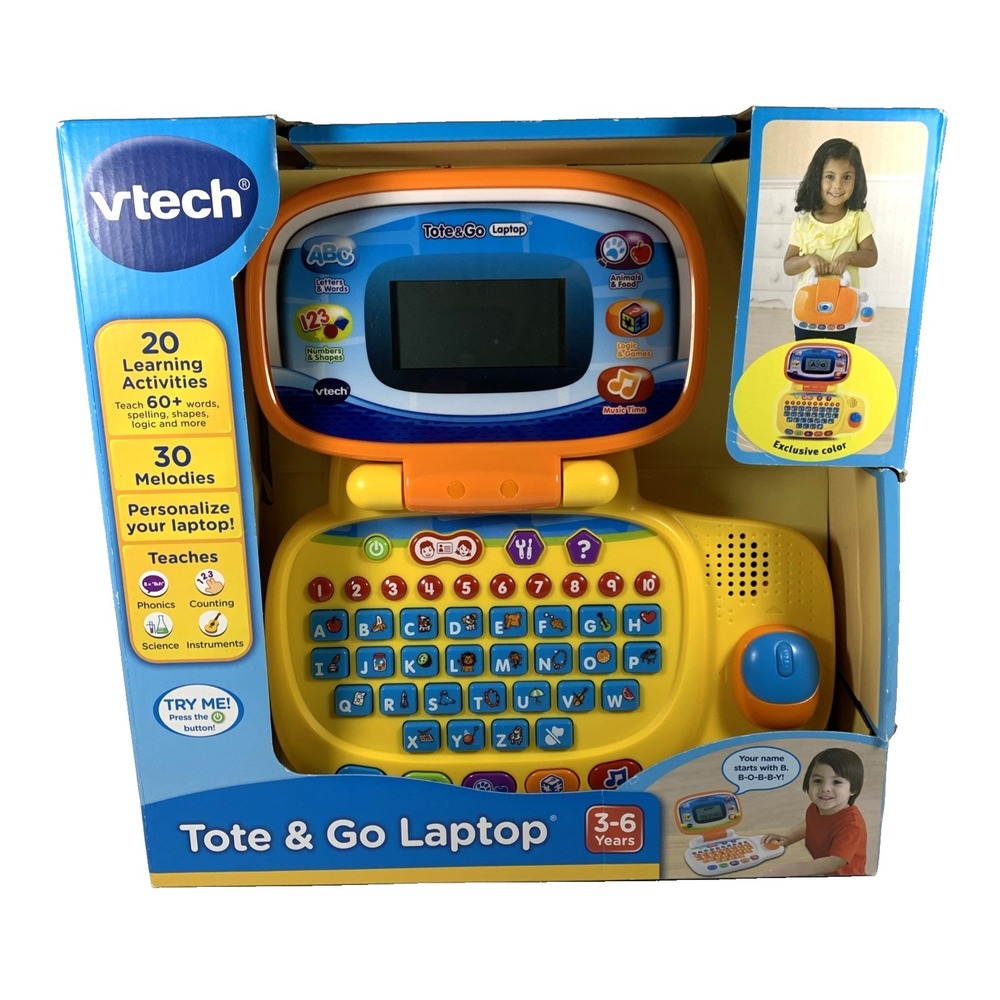 VTECH Tote & Go Laptop Learning Toy Educational Game Exclusive Color NIB - Picture 1 of 14